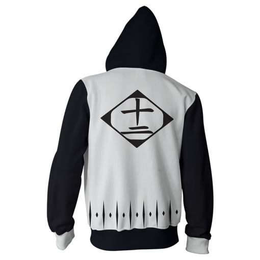 BLEACH Mayuri Kurotsuchi Cosplay Zip Up Hoodie